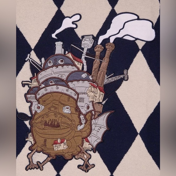 Boxlunch exclusive Studio Ghibli Howls moving castle women’s sweater vest size m - Picture 4 of 7